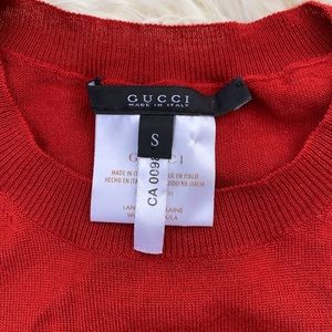 Gucci Unique red cardigan